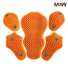 5 PC - CE Level 2 Certified Armor Pads, Level 2 Approved Back, Shoulder and Elbows Armor Protector Inserts for Motorcycle Jackets. (Copy) Moto Style Wear
