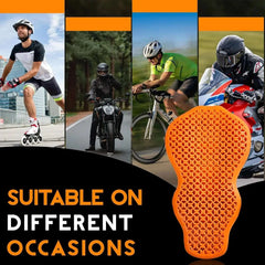 CE 2 Approve Back Protective Pad, Level 2 Approved Back Protector, Back Armor - Moto Style Wear