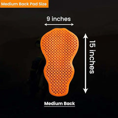 CE 2 Approve Back Protective Pad, Level 2 Approved Back Protector, Back Armor - Moto Style Wear
