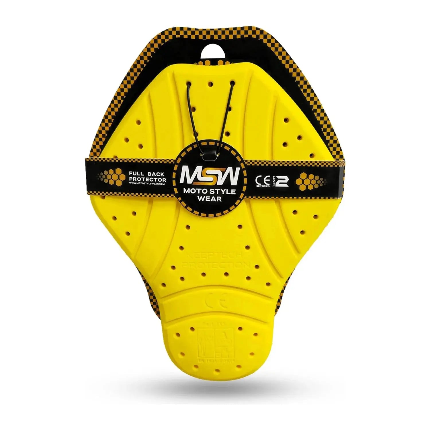 CE-2 Center Back Protective Pad Moto Style Wear