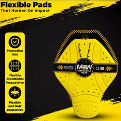 CE-2 Center Back Protective Pad Moto Style Wear