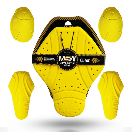 Rider Armor Back Spine Protective Pad Moto Style Wear