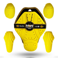 Rider Armor Back Spine Protective Pad Moto Style Wear