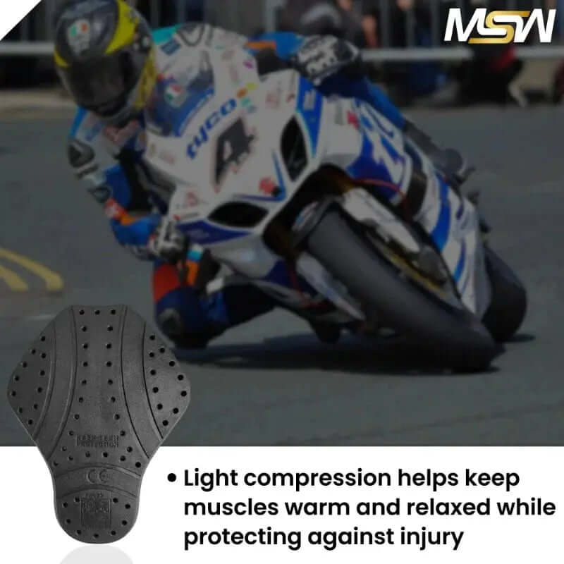 CE 1 Rated Protective Pads Set Center-Back, Shoulder, Elbow, & Hip