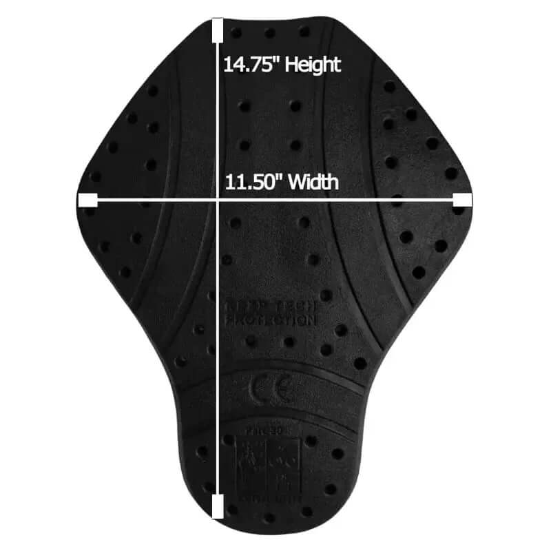 CE 1 Rated Protective Pads Set Center-Back, Shoulder, Elbow, & Hip