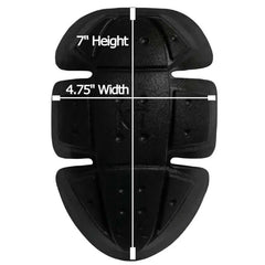 CE 1 Rated Protective Pads Set Center-Back, Shoulder, Elbow, & Hip