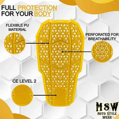 CE 2 Approve Back Protective Pad