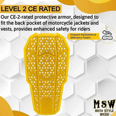 CE 2 Approve Back Protective Pad