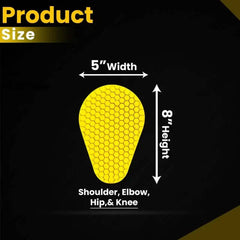 CE-2 Approve Protective Hip Pads Moto Style Wear