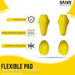 CE 2 Rated Protective Pads Set Shoulder & Elbow