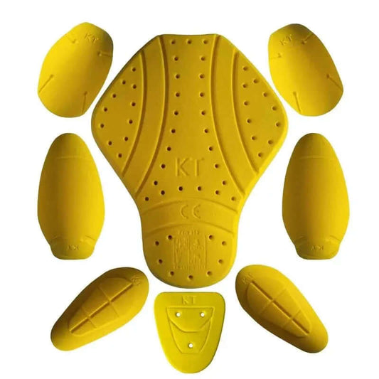 CE-2 Rated Protective Pads Set (Center-Back, Shoulder, Knee, Hip & Tailbone)