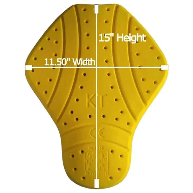 CE-2 Rated Protective Pads Set (Center-Back, Shoulder, Knee, Hip & Tailbone)