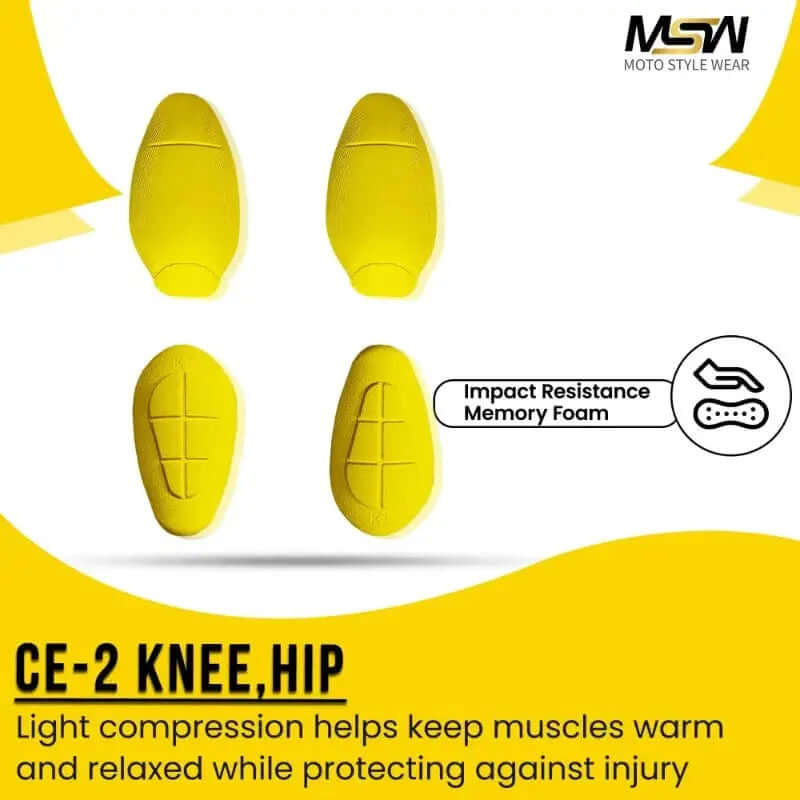 CE-2 Rated Protective Pads Set (Hip & Knee)