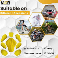 CE Certified Armor Pads Pack 8 Pieces Set