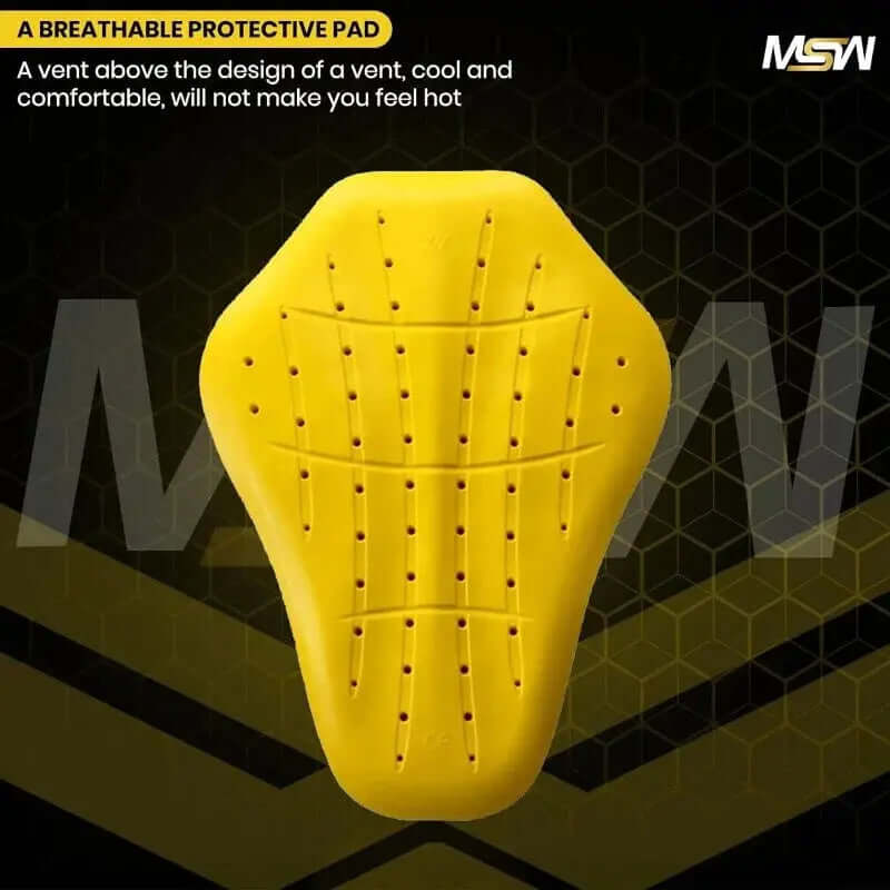 CE Level 1 (Back, Shoulder, & Elbows) Armor Pad Inserts For Motorcycle Jackets (5 PC)