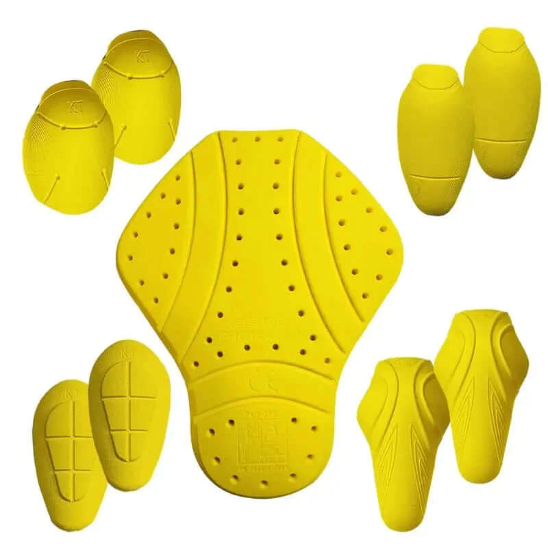 CE Level 2 Certified Armor Pad Set (Back, Shoulder, Thigh, Knee and Elbow)