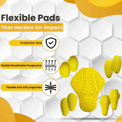 CE Level 2 Certified Armor Pad Set (Back, Shoulder, Thigh, Knee and Elbow)