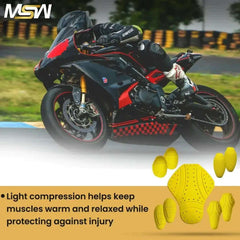 CE Level 2 Certified Armor Pad Set (Back, Shoulder, Thigh, Knee and Elbow)