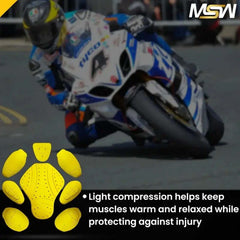 CE- Level 2 Certified Armor Pads Set for Shoulder, Knee, Back, Elbow, and Hip