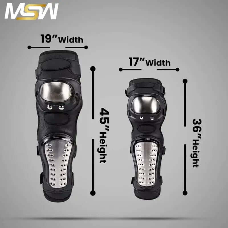 CE-Level 2 Stainless Steel Armor Pad inserts (knee and Elbow) for Jackets and Pants