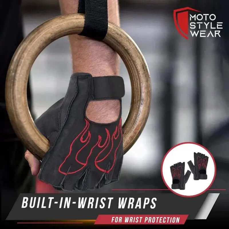 Leather Workout Gloves