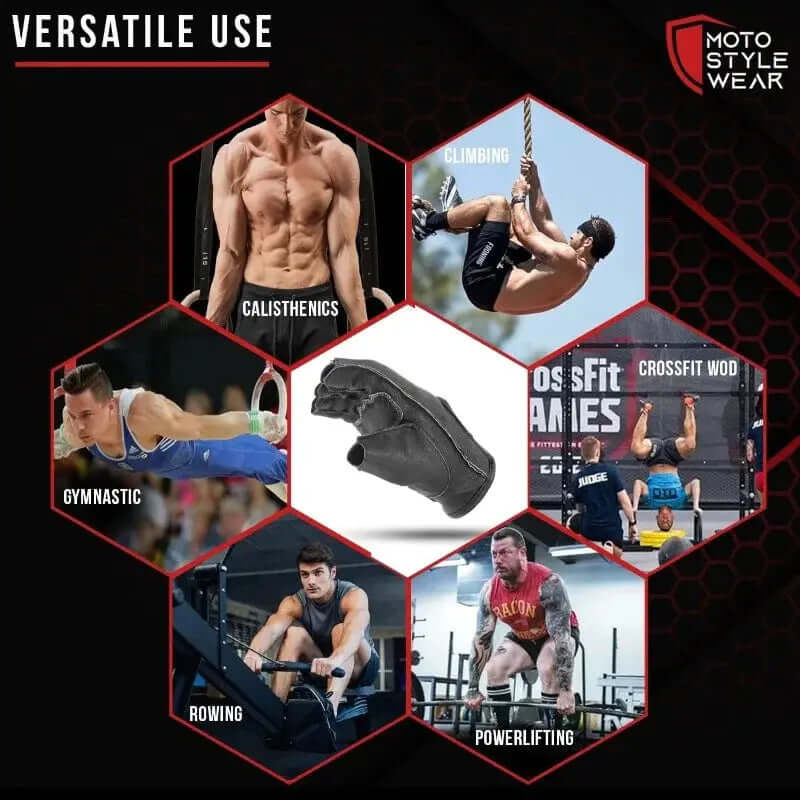 Leather Workout Gloves