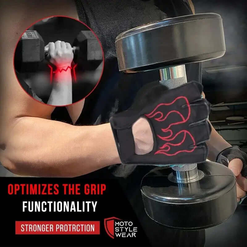 Leather Workout Gloves