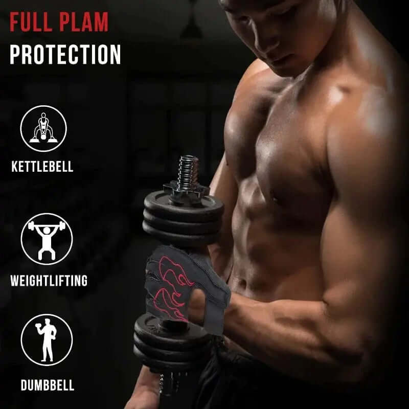 Leather Workout Gloves