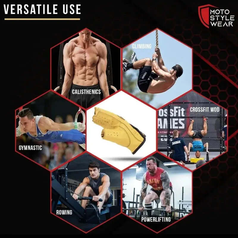 Leather Workout Gloves