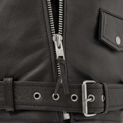 Men's Motorcycle Leather Jacket