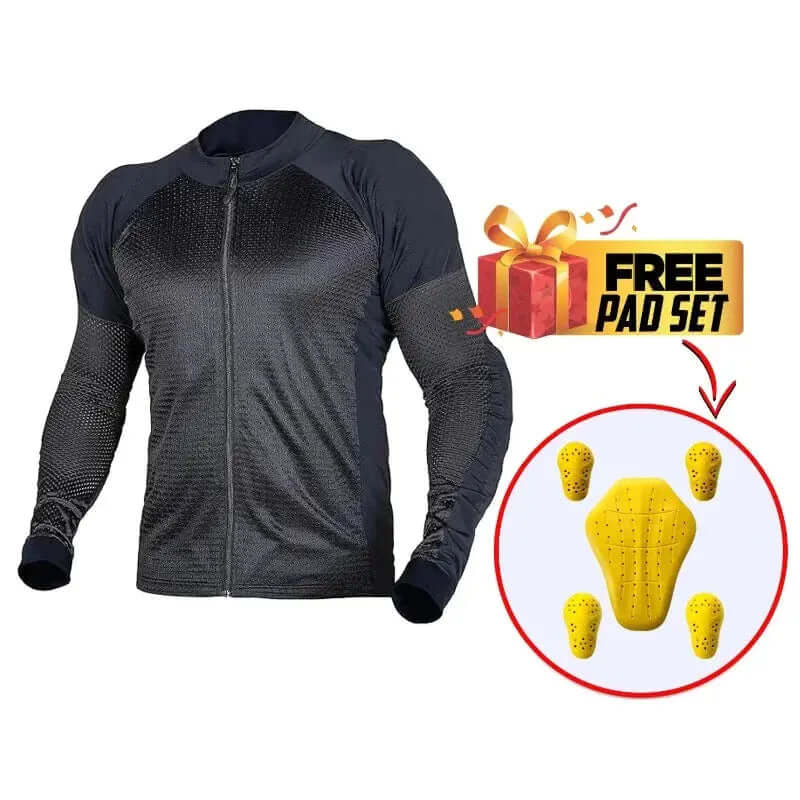 Armor Compression Shirt for Men's & Women’s with CE Level 1 Protective Armor