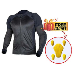 Armor Compression Shirt for Men's & Women’s with CE Level 1 Protective Armor