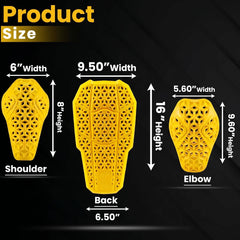 CE Level 2 Certified Armor Pads Set