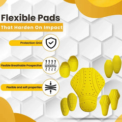 CE Level 2 Certified Armor Pad Set (Back, Shoulder, Thigh, Knee and Elbow)