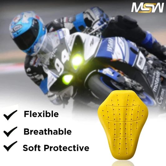 CE Level-1 Back Protector Armor Pad Inserts For Motorcycle Leather Jacket