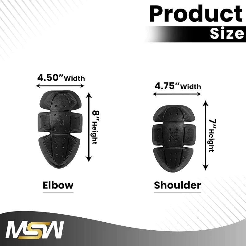 CE 1 Rated Protective Pads Set Elbow & Shoulder
