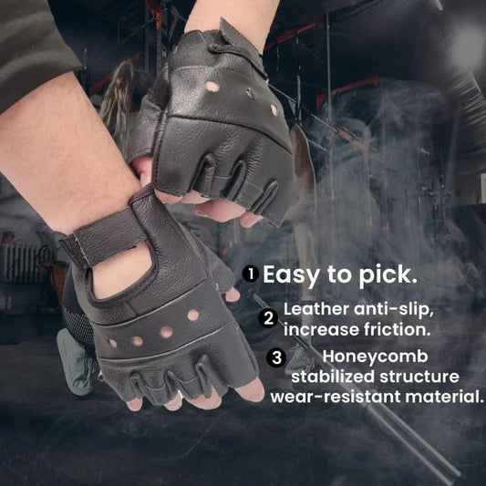 Leather Workout Gloves for Men and Women’s