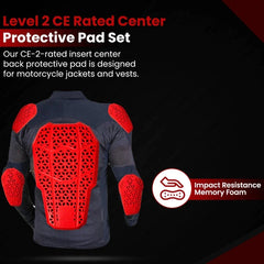 CE Level 2 Certified Armor Pads Set
