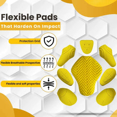 CE Certified Armor Pads Pack 8 Pieces Set